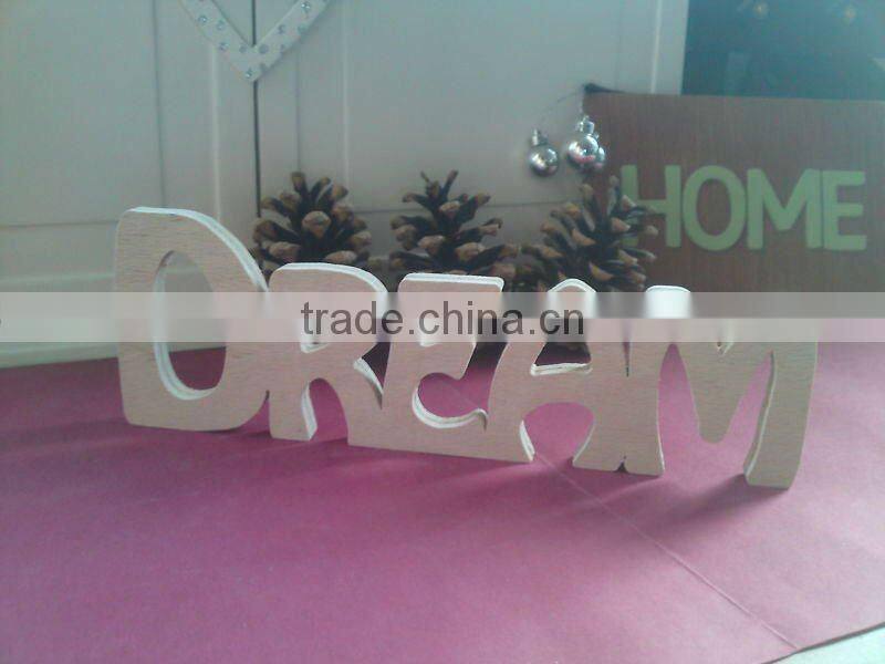 "home"decorative wooden alphabet letters for sale