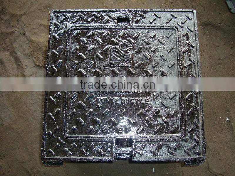 Solid Top Cast Iron Manhole Cover & Frame