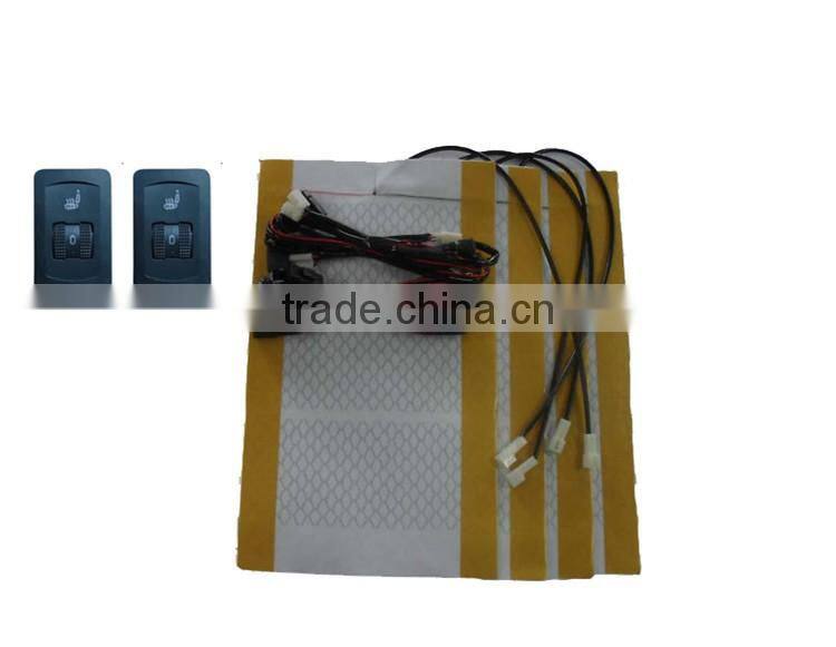 Car heated seat pad,Rectangle Toyota switch Auto seat heater,2 pads For Toyota