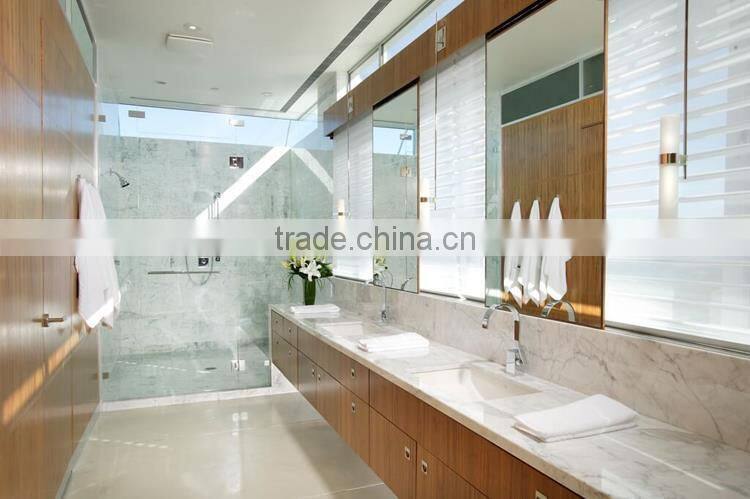 Low price non-slip natural stone white marble tile floor tiles