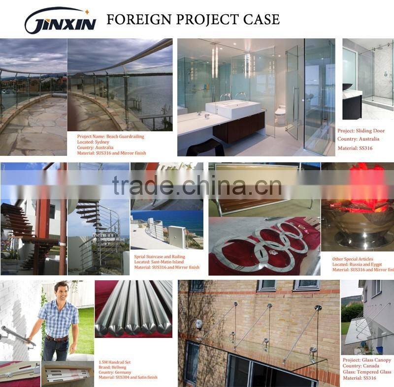 Casting Stainless Steel Round Glass Spigot