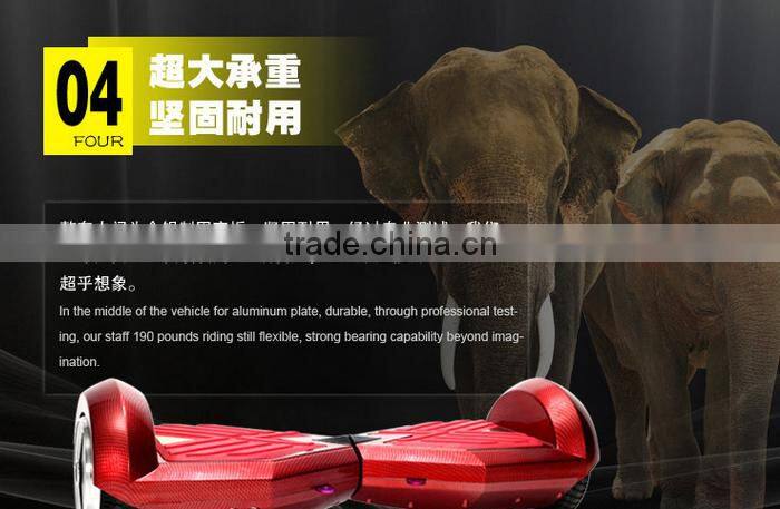 Factory Price balancing car 2 wheels electric scooter balance scooter with LED lights/CE