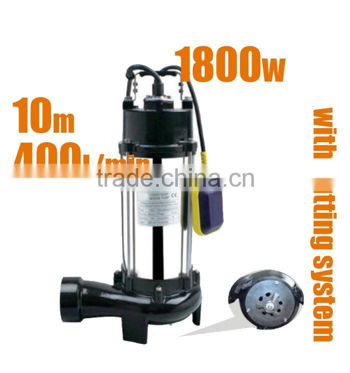 Heavy submersible sewage pump