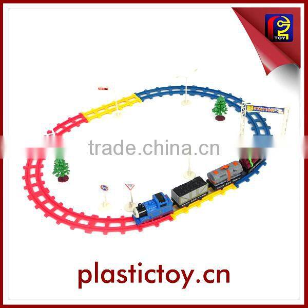 electric plastic toy model train railway train slot toy BTH168019