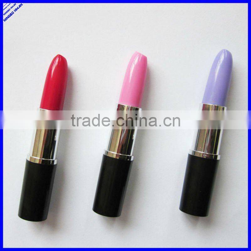 2014 best selling cartoon pink promotional lipstick pen promotional item