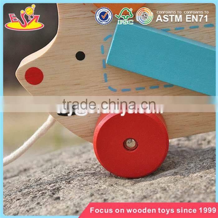 wholesale children animal toys wooden magnetic blocks top fashion kids wooden magnetic blocks W05B133