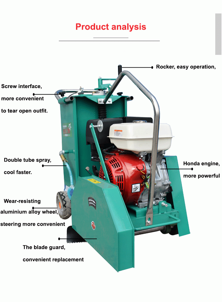 road concrete cutting machine