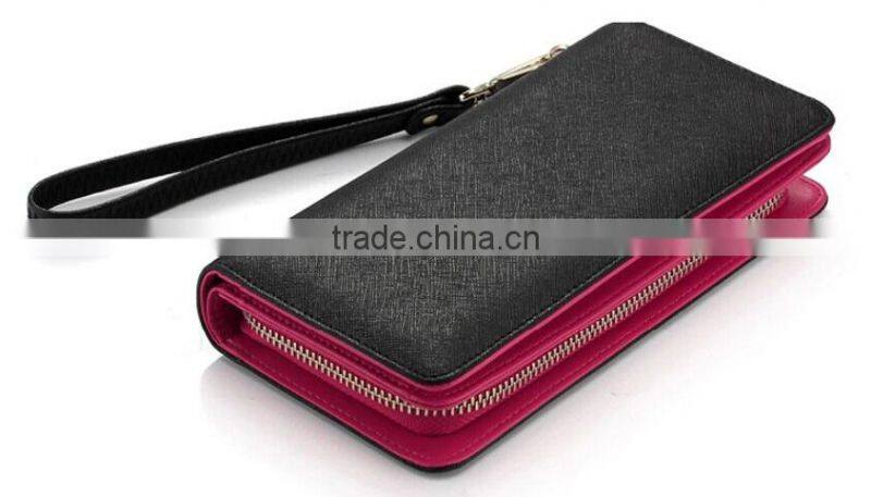 2014 New style leather wallet case for unisex