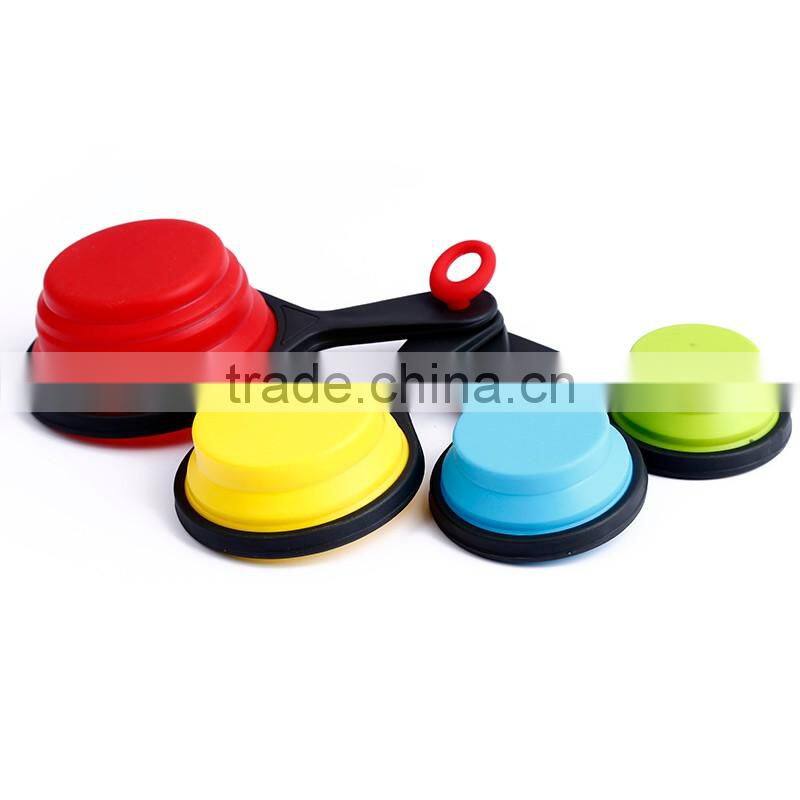 High quality silicone measure tools kitchen measuring cups