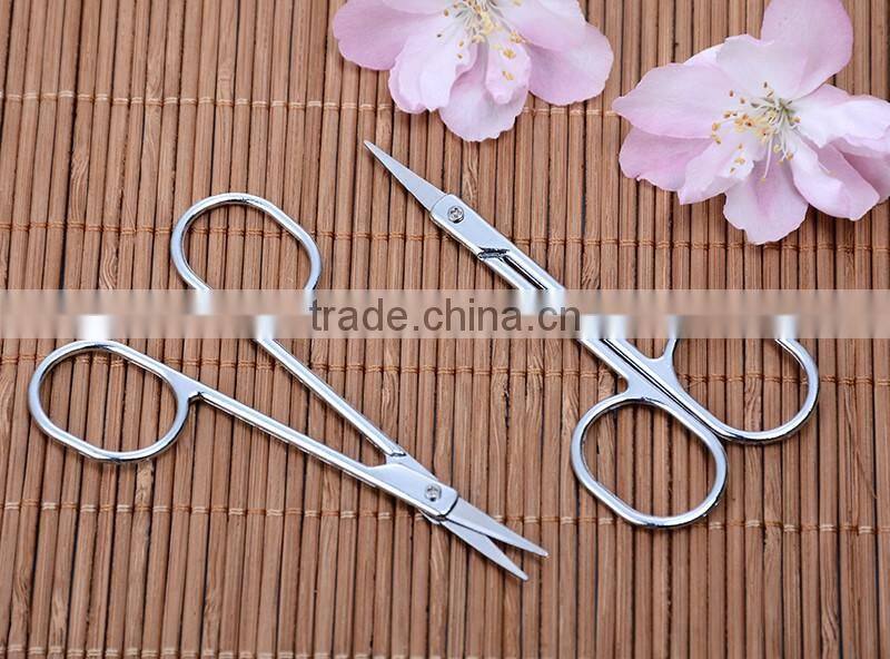 BYU07 Multi-use eyebrow shaping stainless steel women makeup scissor beauty tool