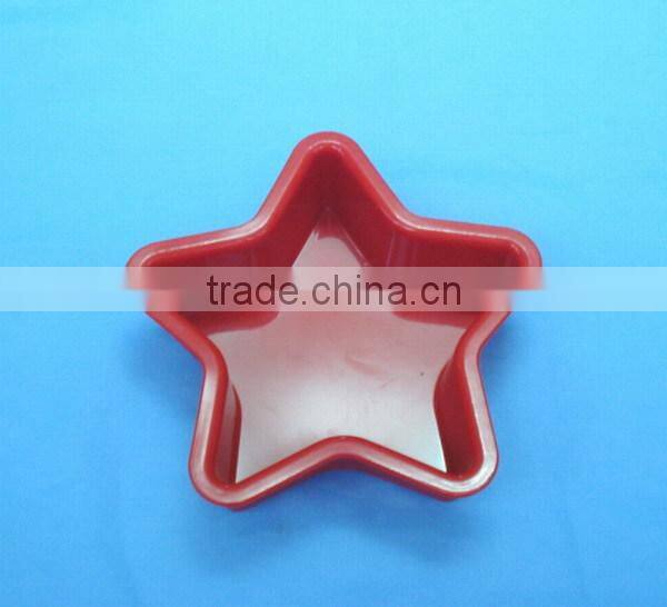 Silicone Cake Mold,cute star shape,red