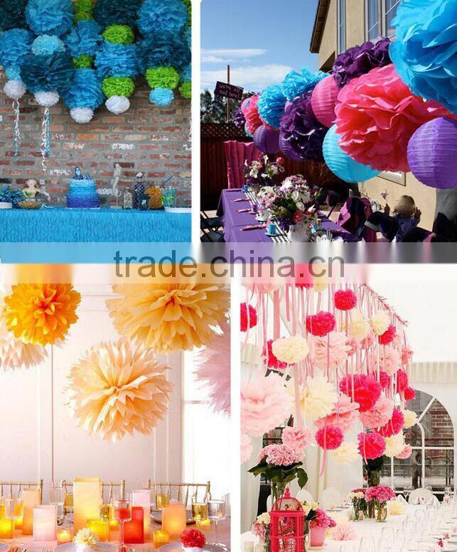 8inch Decorative paper flower ball artificial flower ball for wedding decor