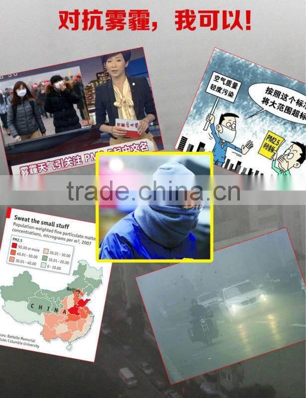 Double fleece thickening masked head mask/ wind proof warm masked hat/scarf