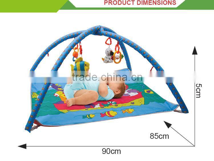 Wholesale cartoon funny toys soft baby play mat for kids
