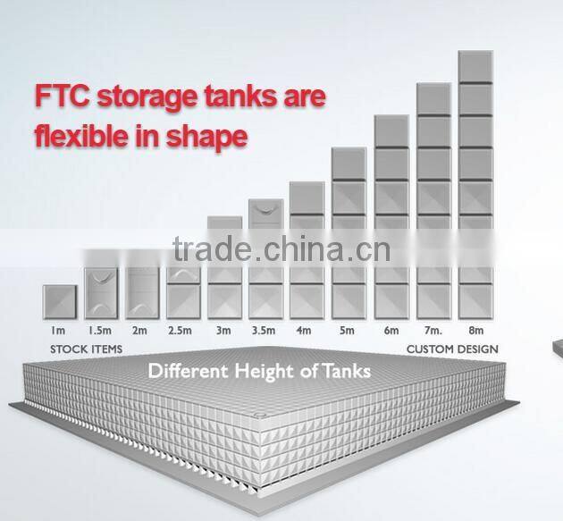 Enameled water storage tank with anti-corrision for hot water tank in Huili with factory price