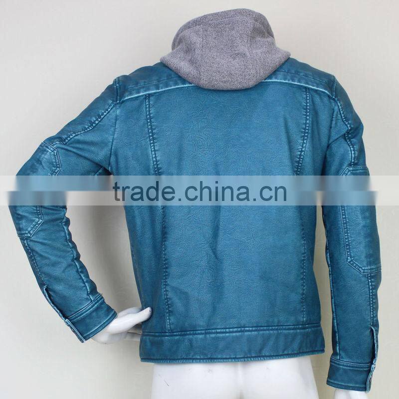 Jean Jacket With Hoodie For Men