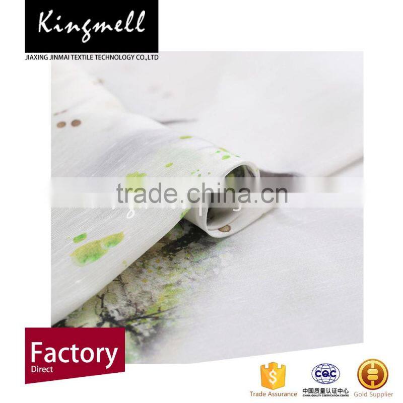 Digital printing silk chiffon fabric wholesale /printed silk chiffon fabric
