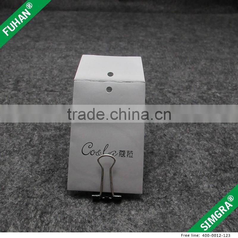 High grade customized small paper spare key bag for lady clothing