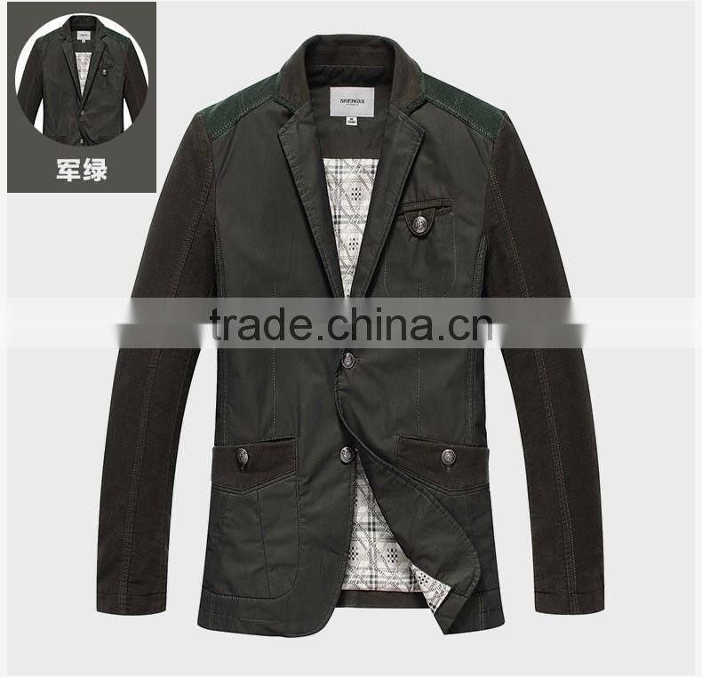 2016 New stylish gentlement causal suit ,leisure suit