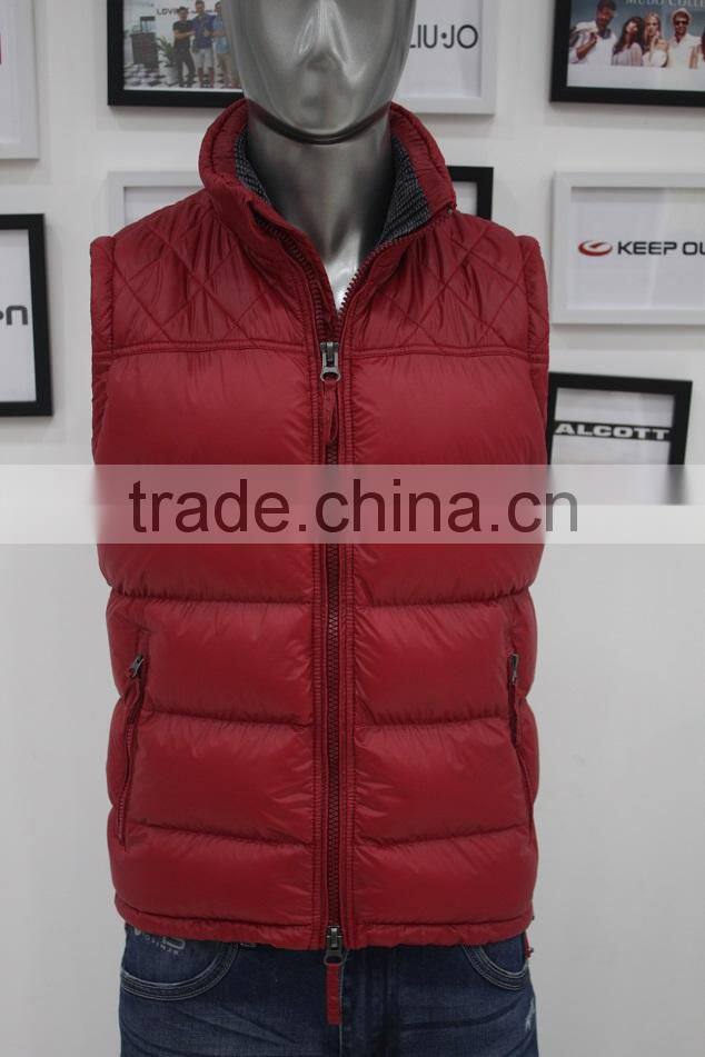 ALIKE 2014 new design fashion softshell padded waistcoat for men