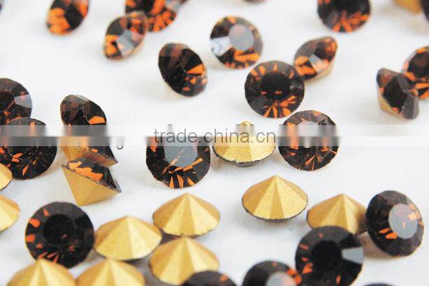 glass rhinestone chaton