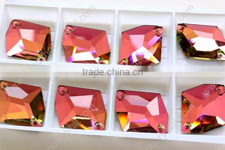 Special k5 crystal machine cut sewing on flatback stone tear drop rhinestones