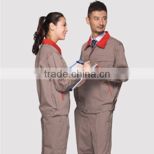 2015 men safety work uniform/ reflective men work wear,coveralls uniform design