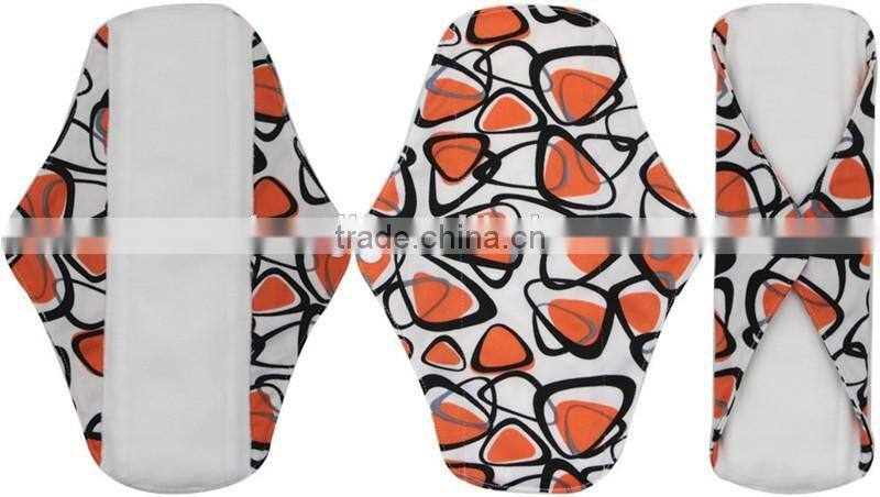 Soft Bamboo Mama Cloth Eco-friendly Lady Cloth Menstrual Pads Reusable Sanitary Pads