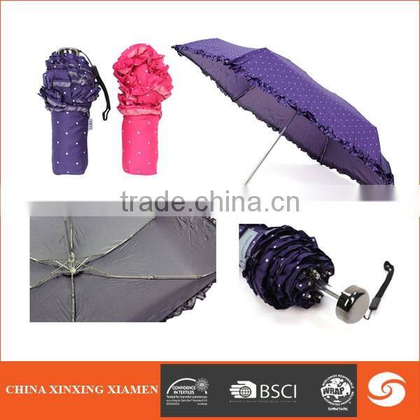 2017 new style fasion promotional 5 fold umbrella