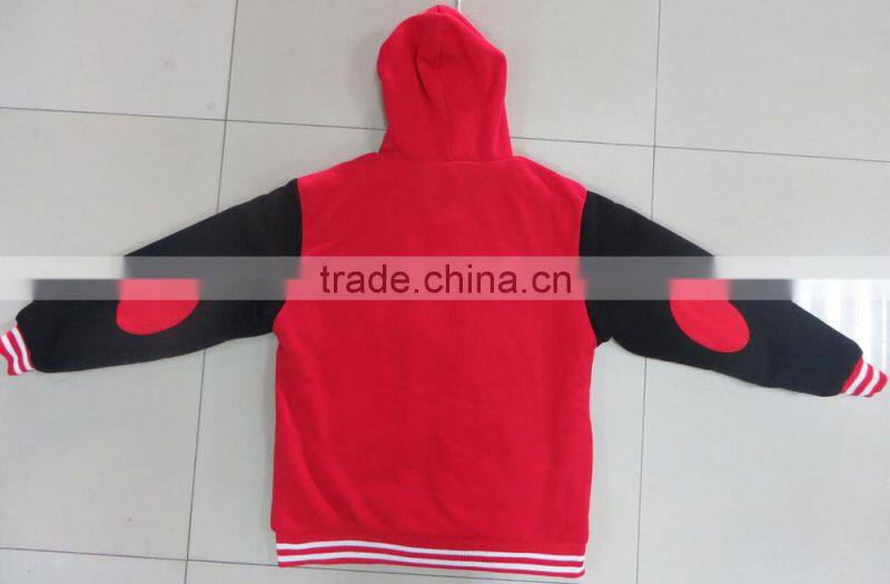 stock wholesale fleece jacket sherpa lined hooded fleece jacket /coat