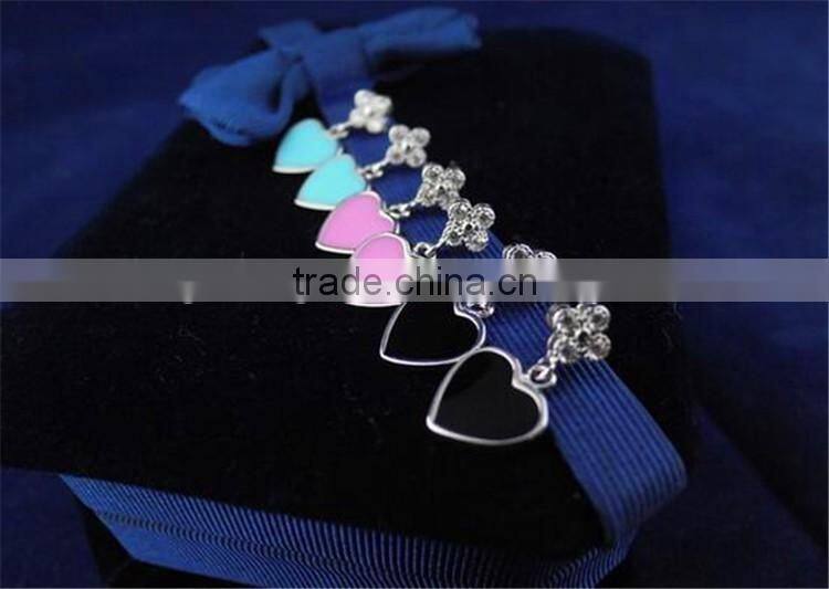 Fashion 925 Sterling Silver CZ Classical Shaped Earrings
