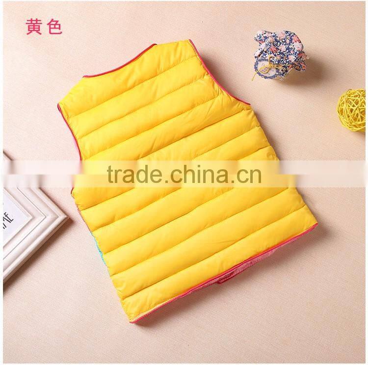 Baby cloting baby vest winter cotton dress child baby down jacket OEM