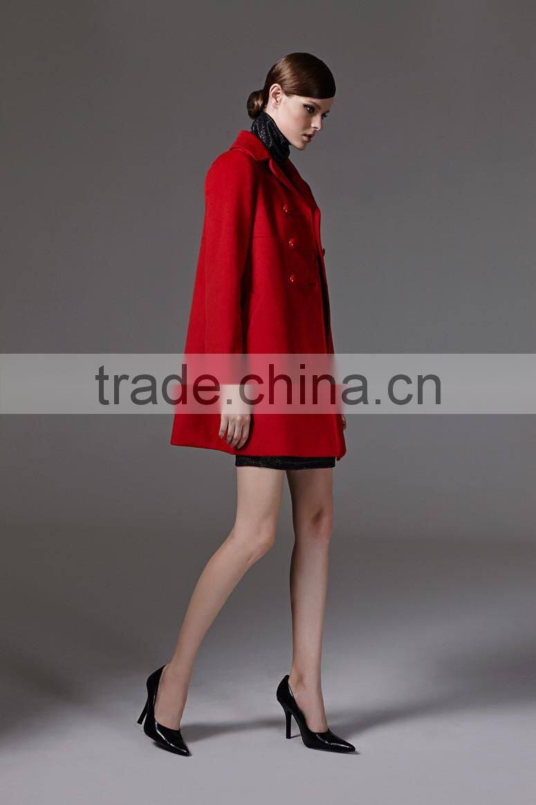 2014 winter hot selling good women overcoat