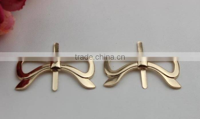 Fashion garment alloy accessory apparel square metal shoes&bags accessory