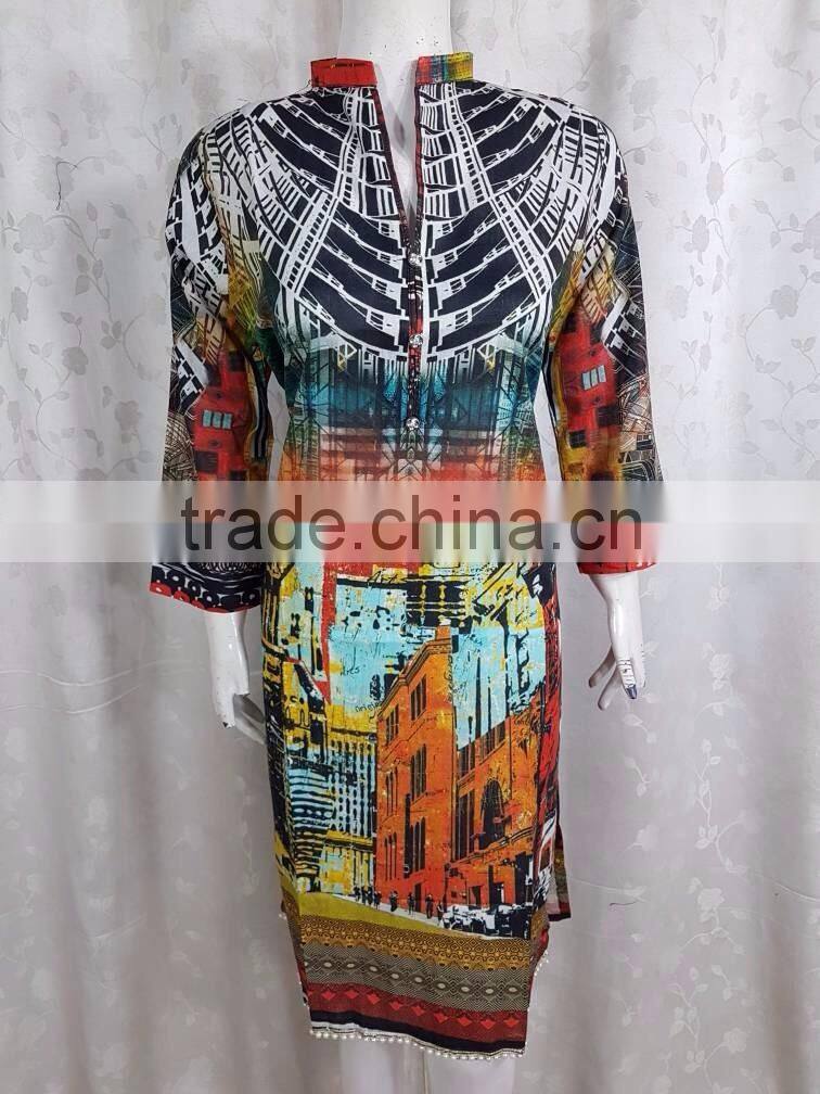 digital kurti tops
