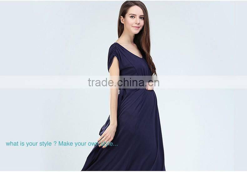 MamaLove Europe long Maternity Clothes Maternity dress Breastfeeding Dresses Maxi Nursing Dresses
