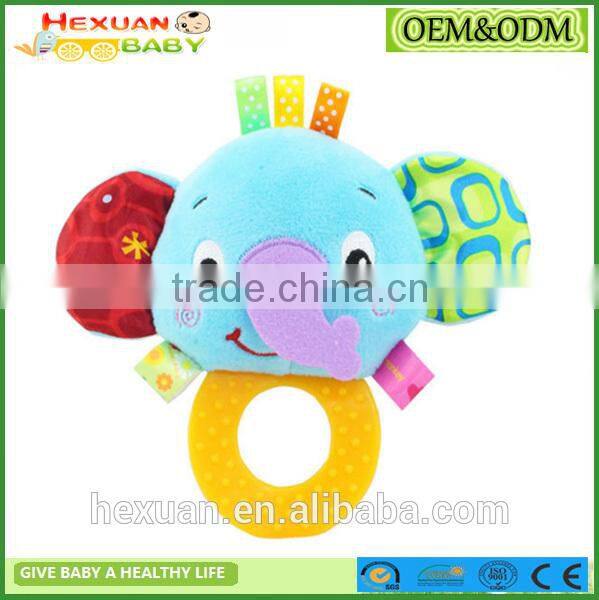 New High Quality Baby Wrist Rattle Toy Plush Hand Bell Ring For Infant