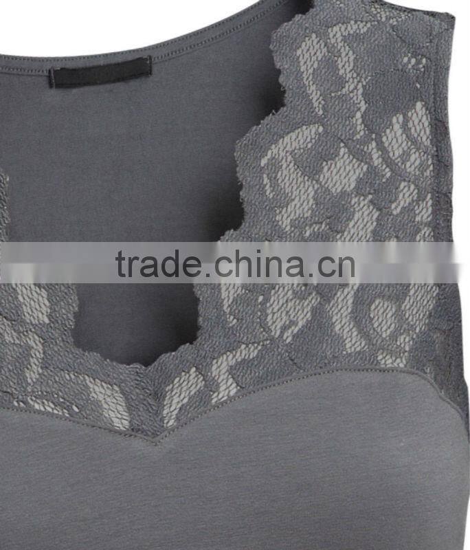 Cotton/Spandex Figure-Fit Tank Top