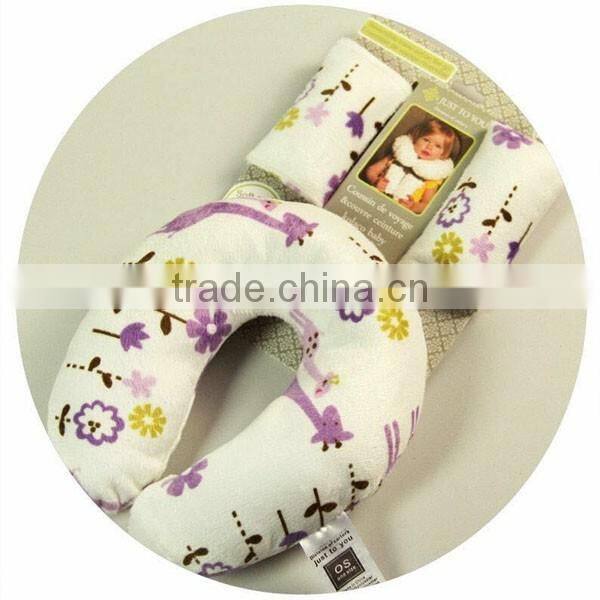 fuzzy baby stroller pillow baby neck pillow