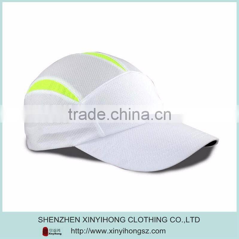 wholesale polyester mesh quick dry golf cap , sports hats with 3D embroidery logo