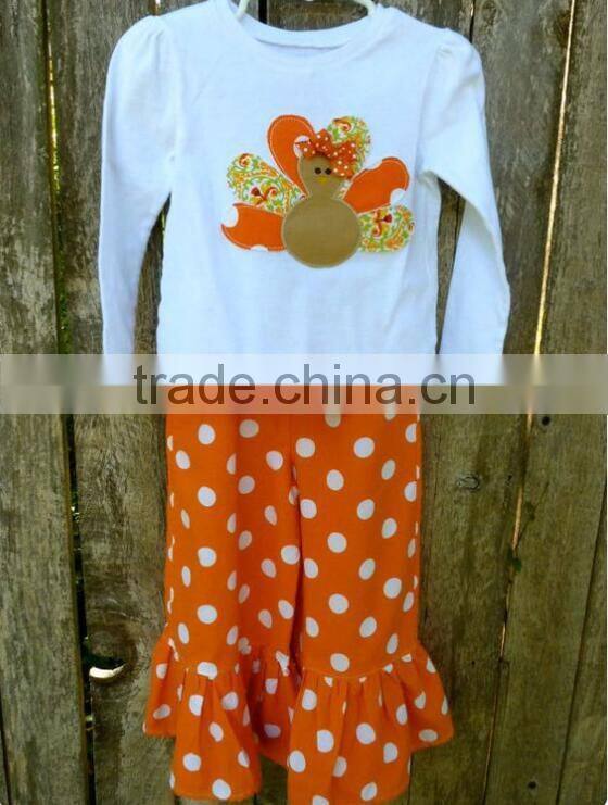 Thanksgiving baby layette exquisite new design embroidery suit importing baby clothes from china