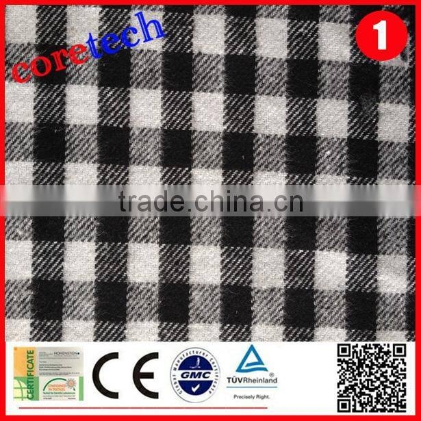 High quality wholesale yarn dyed flannel fabric factory