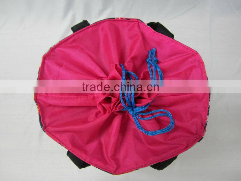 GR-W0103 flower printing insulated lunch bag for women