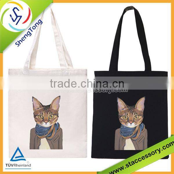 2015 Fashion customized canvas bag wholesale canvas tote bag