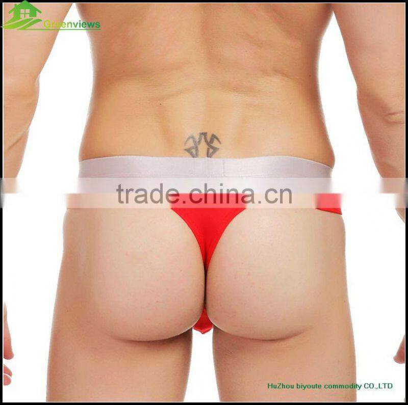 men thong Sexy gay thong T back for boy hot sell g strings penis cover men wearing g strings in stock