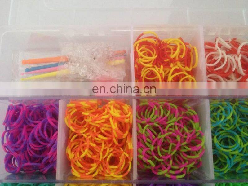 Plastic Organizer Case Rubber Bands Kit