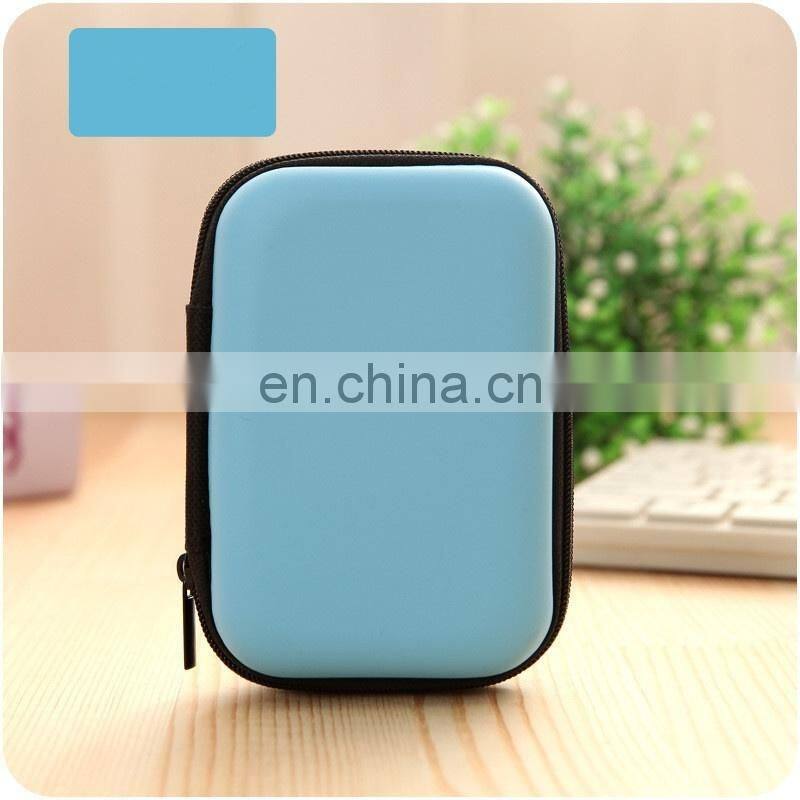 Multi-function Mini Zipper Earphone SD Card Storage Bag Box Travel Carrying Pouch