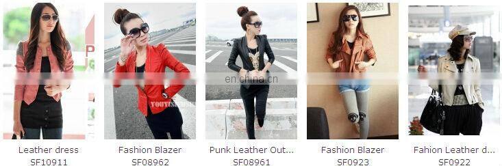 Alluring leather zipper bulk wholesale jacket