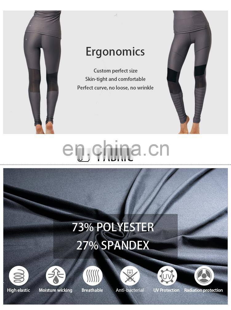 2017 blank activewear manufacturer custom logo high waisted yoga gym sports fitness leggings for women wholesale