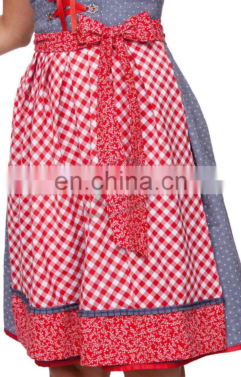 Oktoberfest Midi traditional Dirndl for Damen, Trachten mini Dirndl, German Midi Trachten oktoberfest dirndl (Bavaria Dirndl)